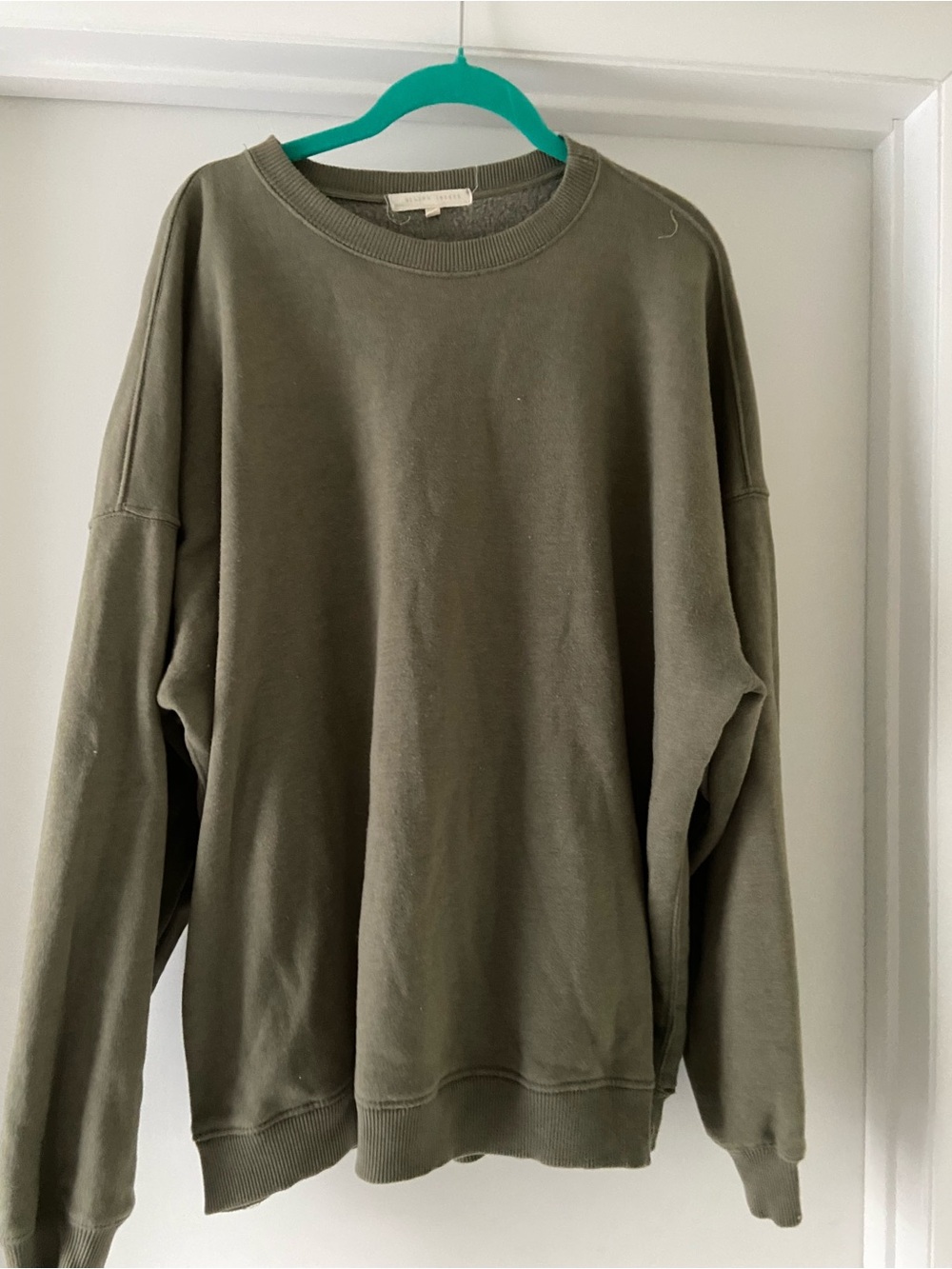 Gilded Intent Olive Green Crewneck Sweater
